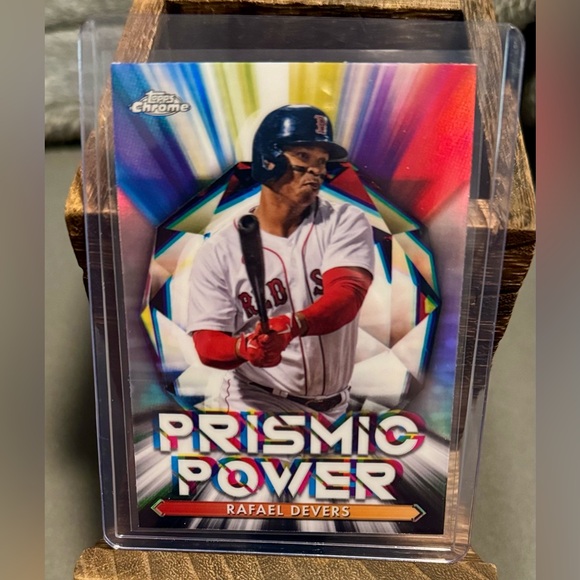 2021 Topps Chrome Rafael Devers Prismic Power - Picture 1 of 2